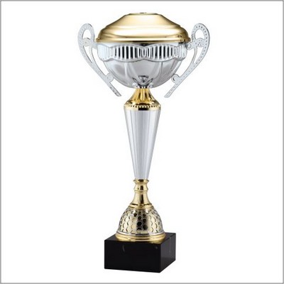 Silver Spotlight Trophy Cup 17 1/4" H