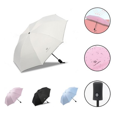 UV Sun Rain Umbrella Compact Folding Auto-Open