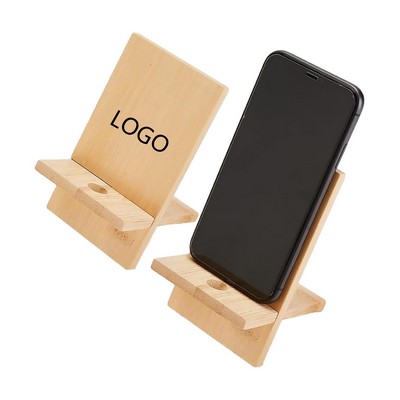 Bamboo Cell Phone Stand