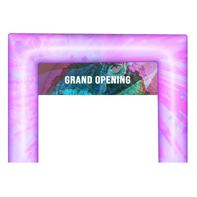 25' Inflatable Square Arch w/banner