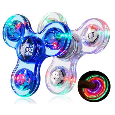 LED Fidget Spinner Top Bright Fun and Stress Relieving