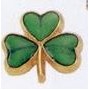 Stock Green Shamrock Lapel Pin