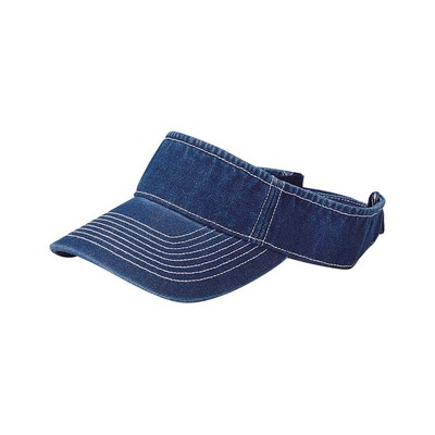 Pro Style Washed Denim Visor