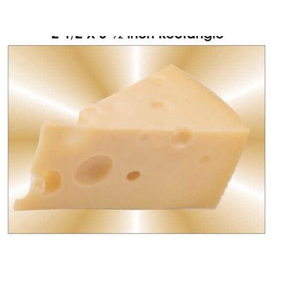 Cheese Metal Photo Magnet (2 1/2"x3 1/2")