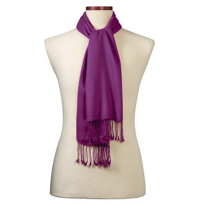 Purple Bamboo Muffler Scarf