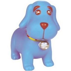 "Blue" The Rubber Hound Dog