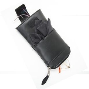 Leather Double Eyeglass Case