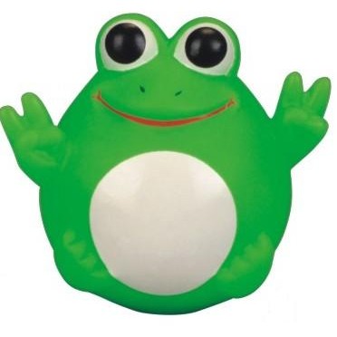 Rubber Roly Poly Friendly Frog