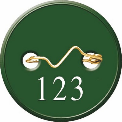 Membership Tags / Numbered Only / Round (1-1/4" Diam.)