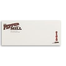 Full Color #10 White Wove Raised Print Stationery Envelopes