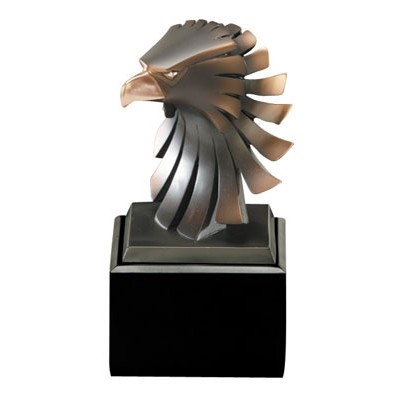 Bronze Eagle Head Award, 9"H