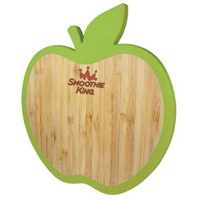 Apple Bamboo Trivet w/Silicone Edge