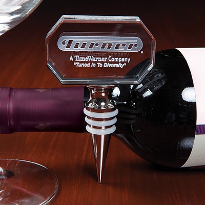 Horizontal Crystal Wine Stopper