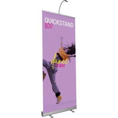 Quickstand Silver Retractable Banner Stand