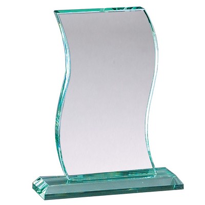 Small Jade Glass Wave Award