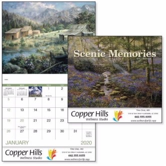 Good Value® Scenic Memories Stapled Calendar