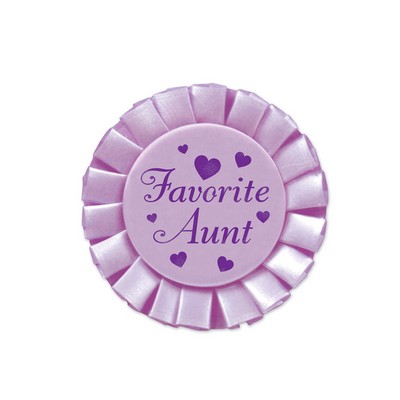 Favorite Aunt Satin Button