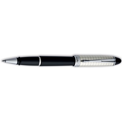 Luxury Line Aurora Quadra Sterling Silver Cap Resin Barrel Rollerball Pen