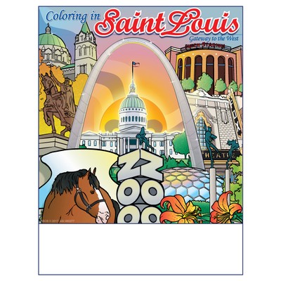 Saint Louis Imprintable Coloring and Activity Book