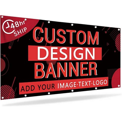 13 Oz 4'x8' vinyl banner printing