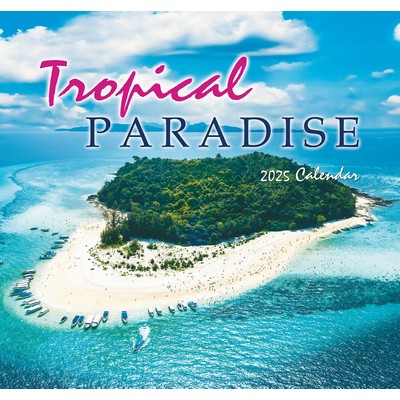 Tropical Paradise 2025 3-Month Calendar