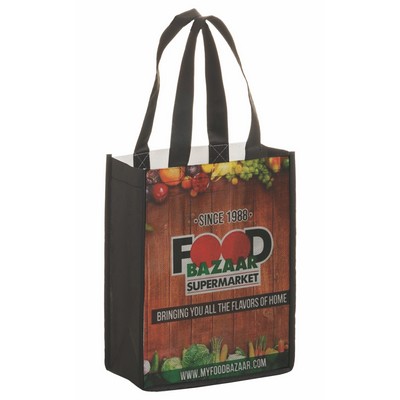 P.E.T. Non-Woven Dye Sublimated Tote Bag (8"x10"x4")