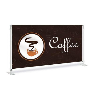 Coffee Pre Printed Fabric Barrier 72" x 36" x 13.5 - Design 3