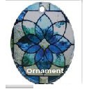 ColorLyte® Oval Portrait Ornament w/Ribbon