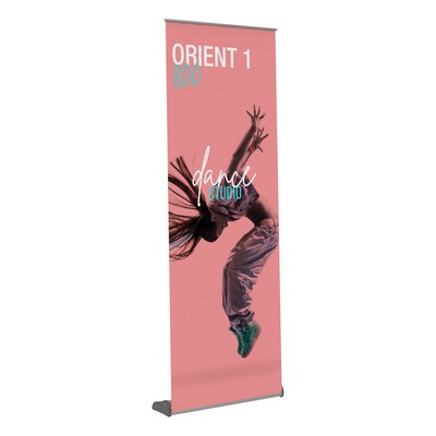 Orient 800 Silver Retractable Banner Stand (Hardware Only)