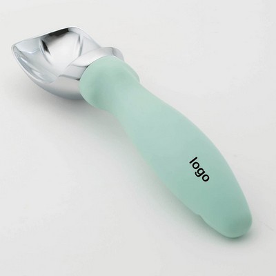 Ice Cream Scoop With Soft Easy Grip Handle - Ice Cream Scooper With Built-in Lid Opener