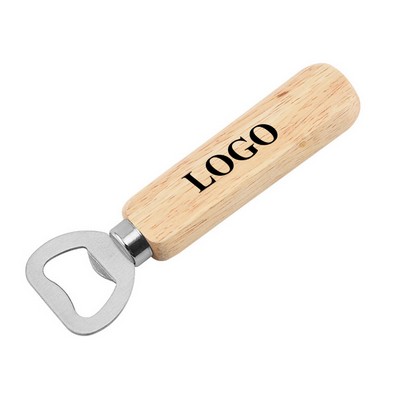 Wooden Handle Beer Bottle Opener