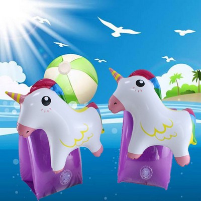 Unicorn Shape Swimming Arm Bands/Inflatable PVC Arm Floaties