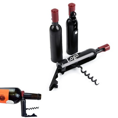 3-in-1 Wine Bottle Shape Corkscrew