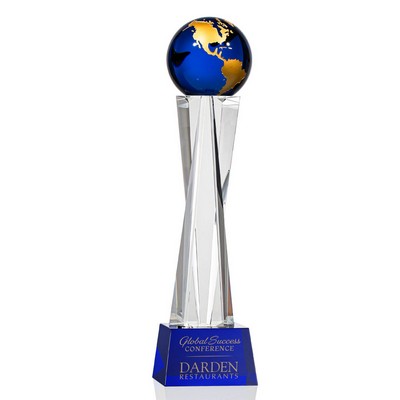 Havant Globe Award - Blue/Gold 13"