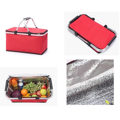 Collapsible Insulated Picnic Basket