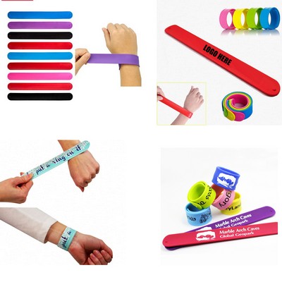 Silicone Slap Wristband Bracelets