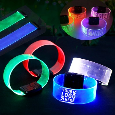 Cosmic White LED Neon Bracelets