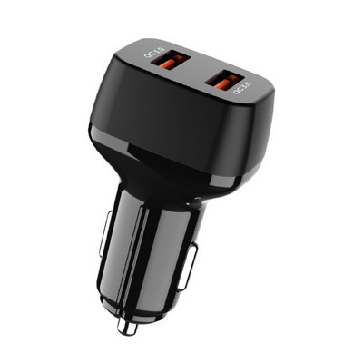 Dual Port 3.0 USB Car Charger, 36W