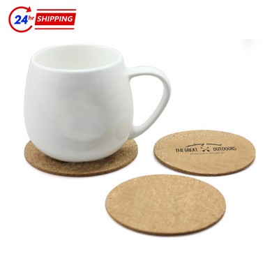 Round Cork Coasters