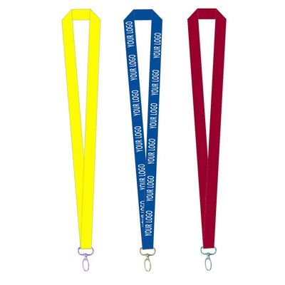 Polyester lanyards MOQ 100pcs