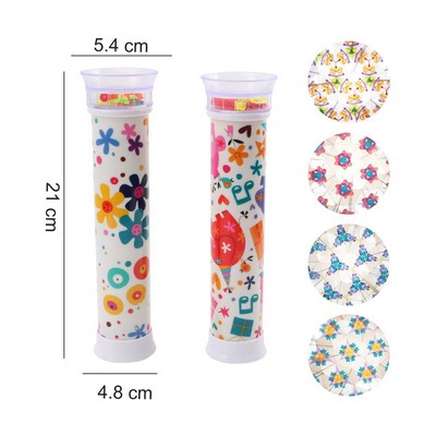 Plastic Oil Filled Kaleidoscope W/ Rotating Chamber