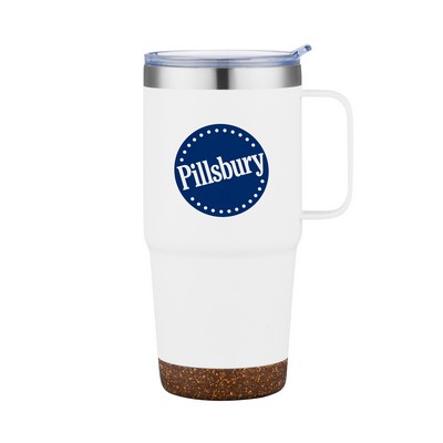 Wellspring-VI 24 Oz Tumbler Mug with Cork Base (Double Walled)