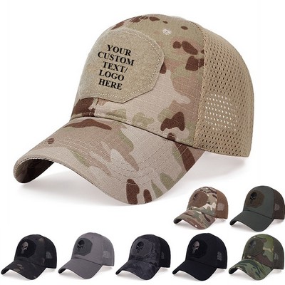 Promo Woodland Camo with Soft Mesh Back Cap