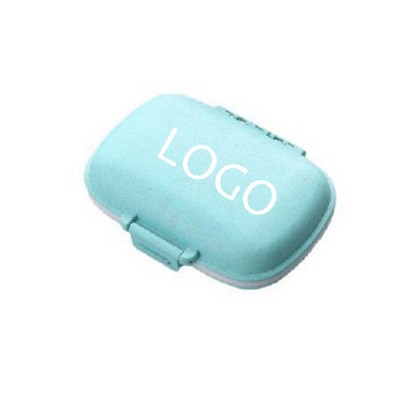 Daily 8 Compartments Portable Pill Case