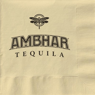 Ivory Cocktail 3-Ply Beverage Napkins - Custom Digital Print