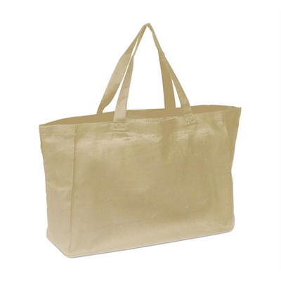 Cotton Sheeting Travel Tote