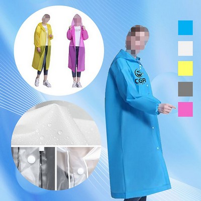 Clear Adult Rain Poncho