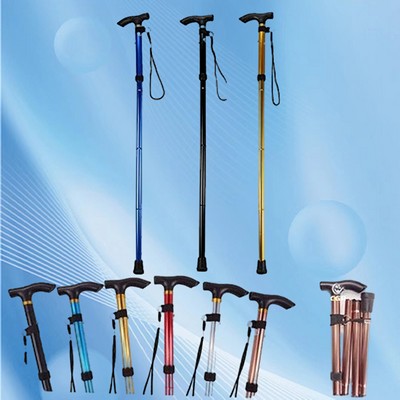 Adjustable Hiking Staff with Ergonomic Grip and Telescopic Shaft