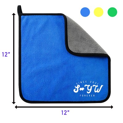 12" x 12" Car Washing Microfiber Towel