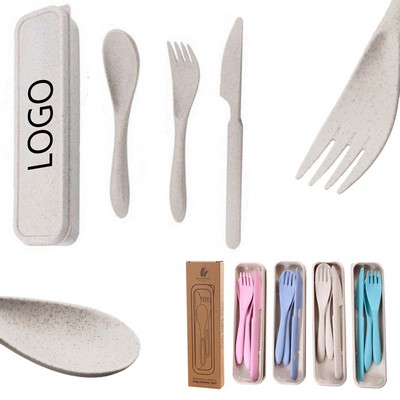 Reusable Travel Utensils Set With Case